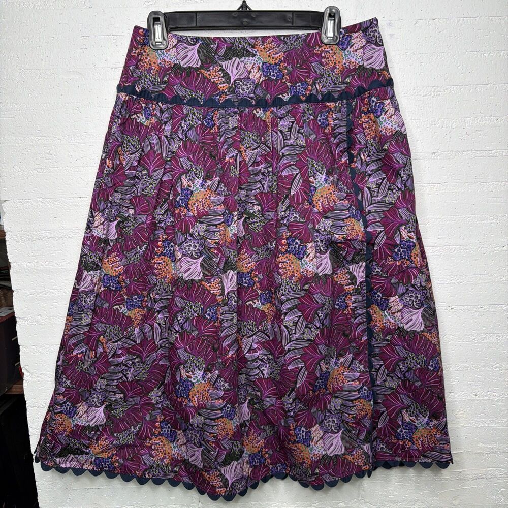 Kika Vargas x Target Reef Scallop Edge Midi Skirt Cotton 4 Limited Edition Bold